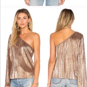 House Of Harlow x Revolve Ross Rose Gold Top